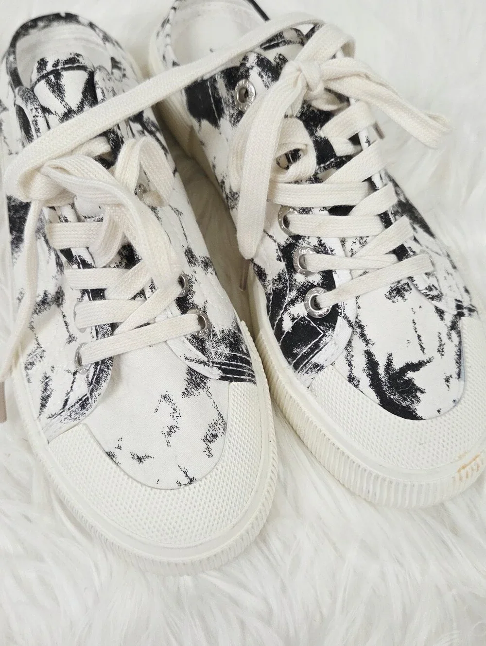 Jenn Ardor Black Tie Dye Backlass Slip On Mule Sneakers 9